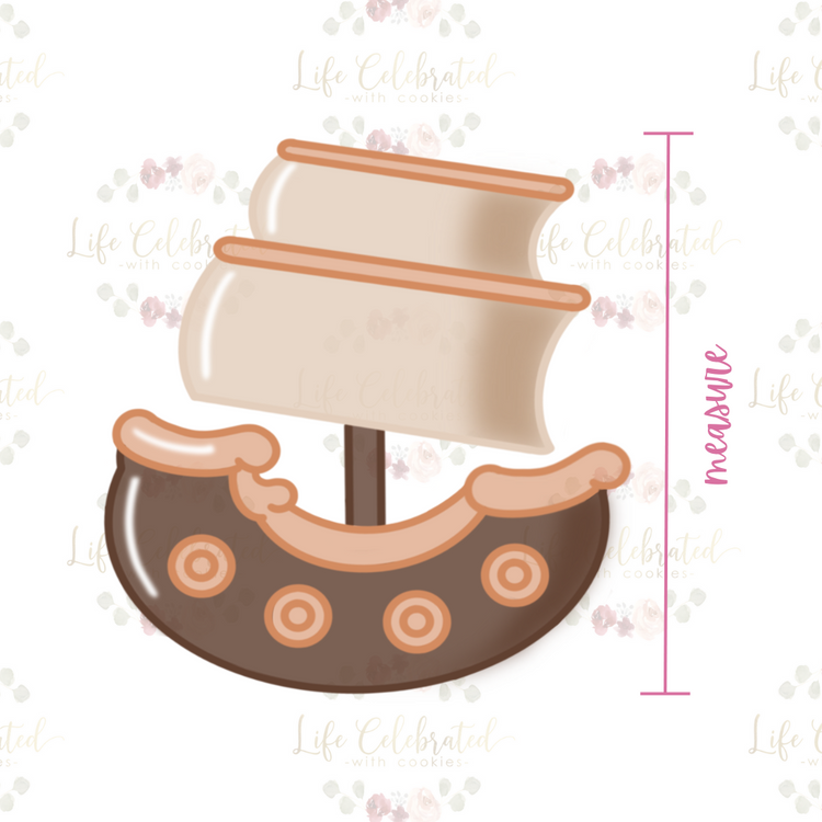 Pirate Ship Cookie Cutter