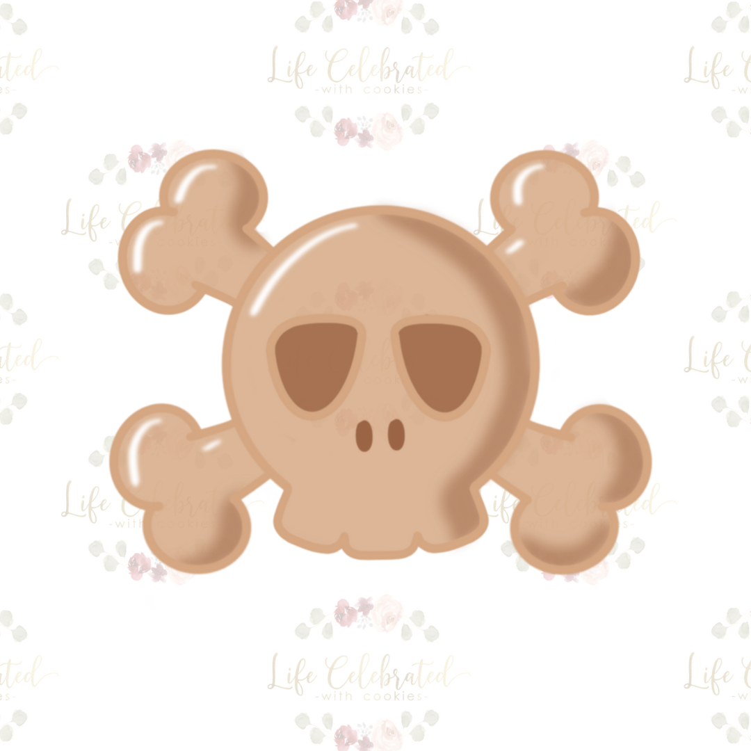 Skull & Crossbones Cookie Cutter