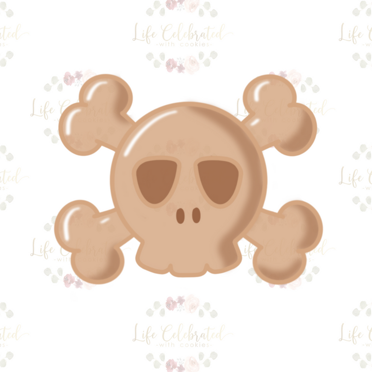 Skull & Crossbones Cookie Cutter