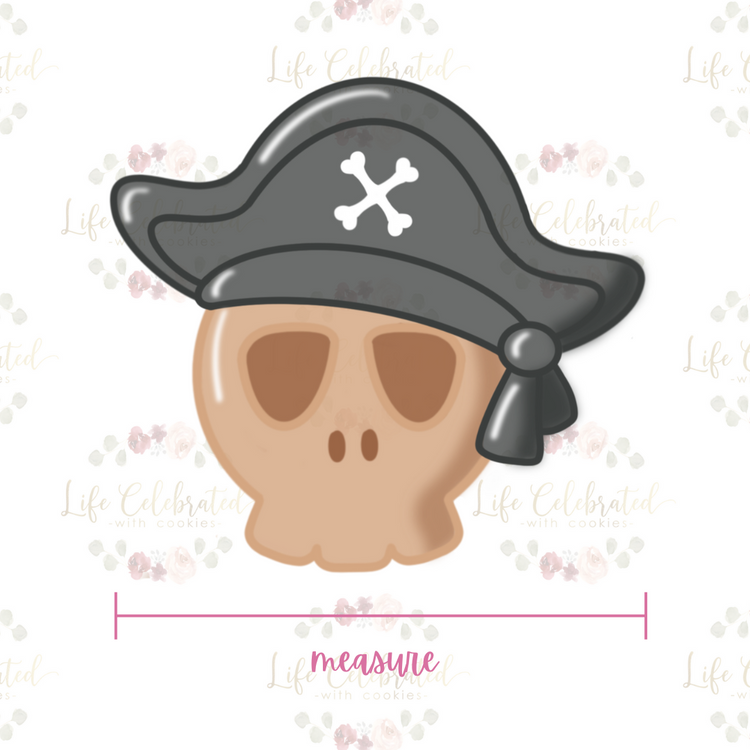 Pirate Skull & Hat Cookie Cutter