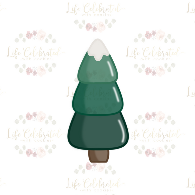 "Chic" Christmas Tree Cookie Cutter