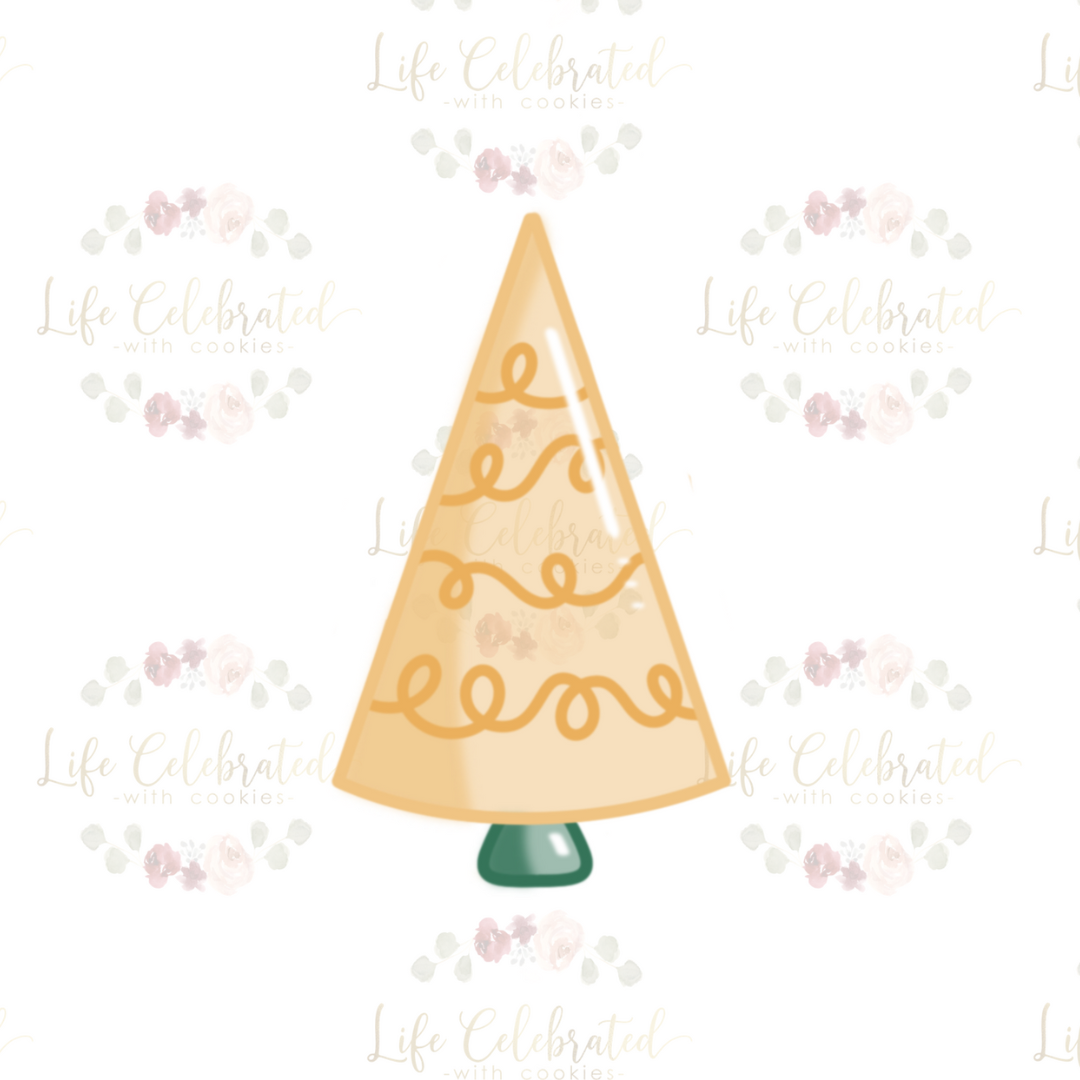 "Glitter" Christmas Tree Cookie Cutter