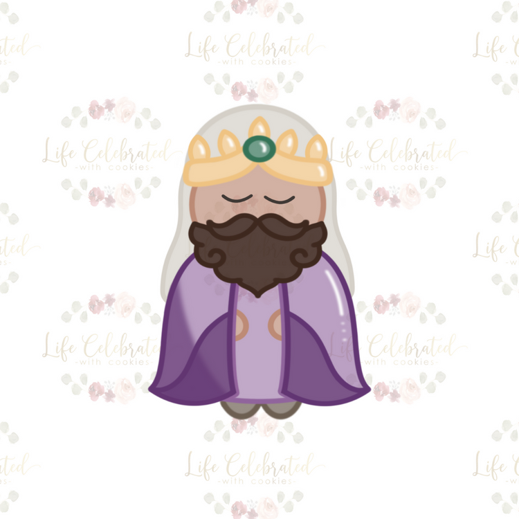 King in Purple Cookie Cutter