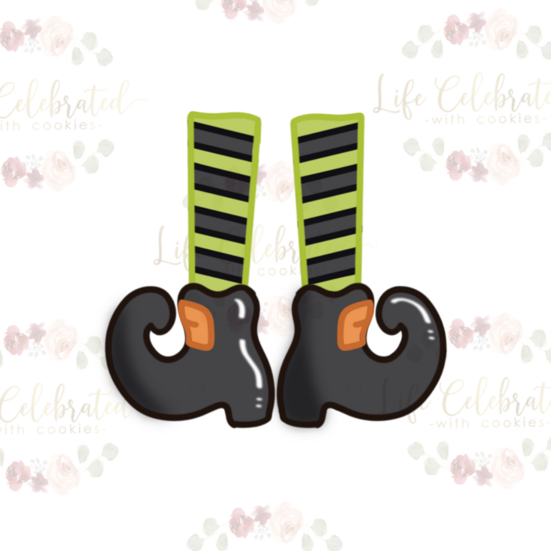Witch Feet Cookie Cutter