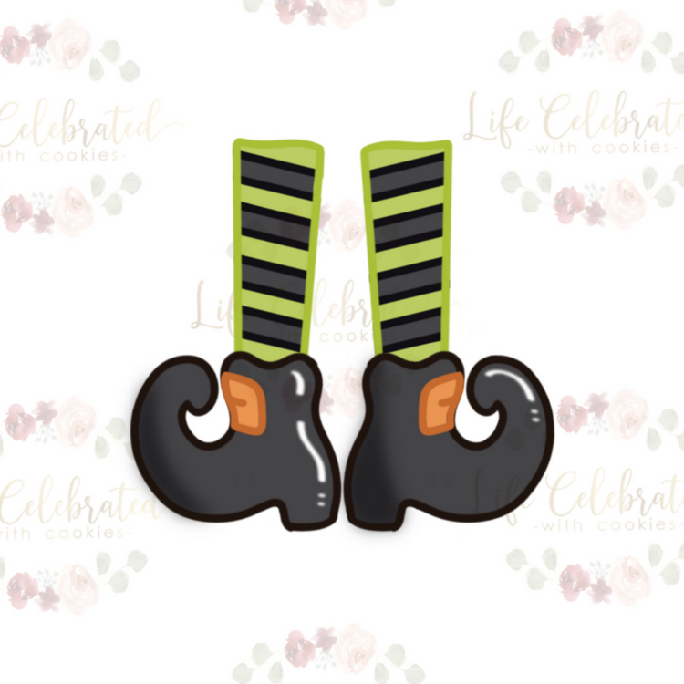 Witch Feet Cookie Cutter
