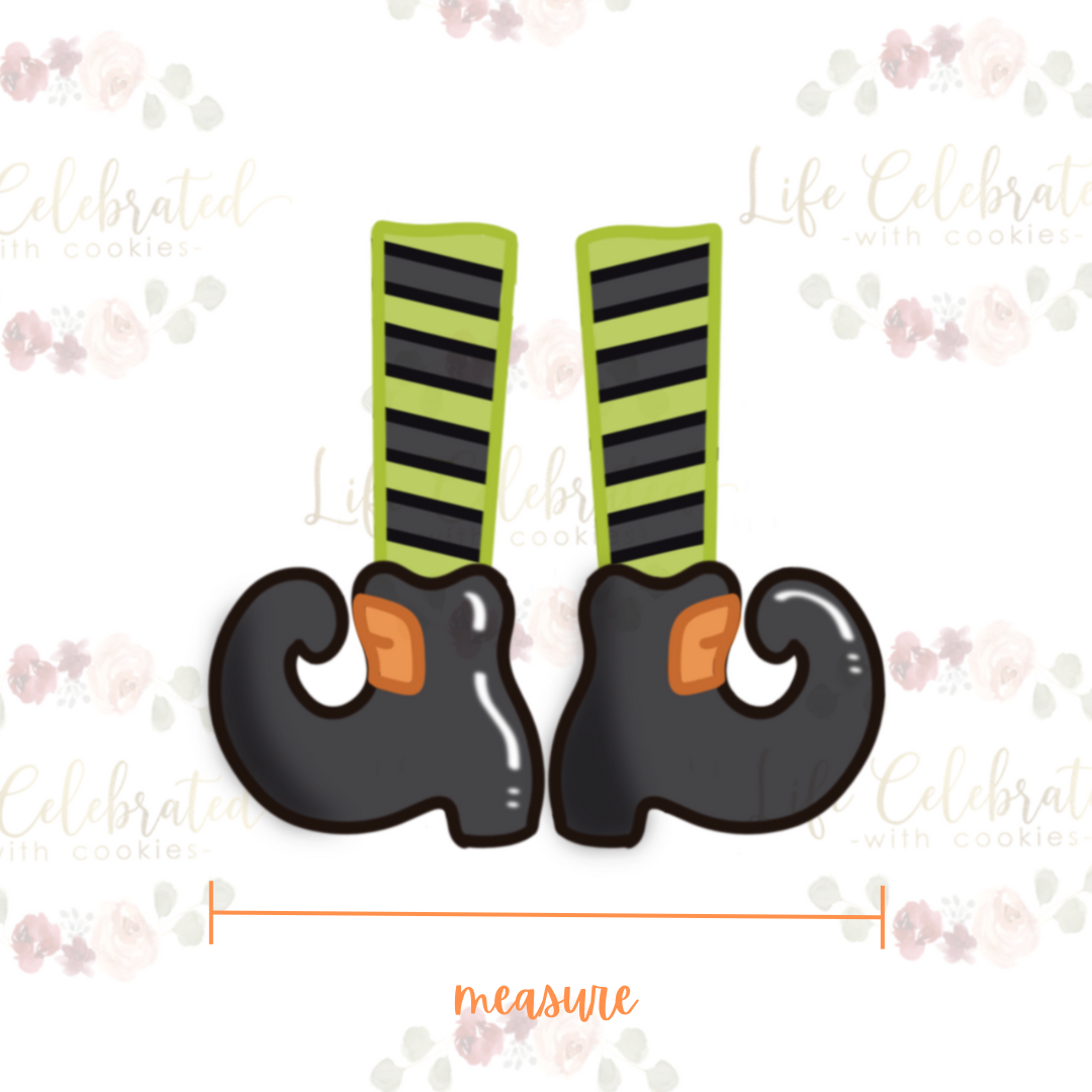 Witch Feet Cookie Cutter