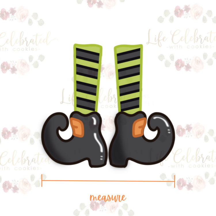 Witch Feet Cookie Cutter