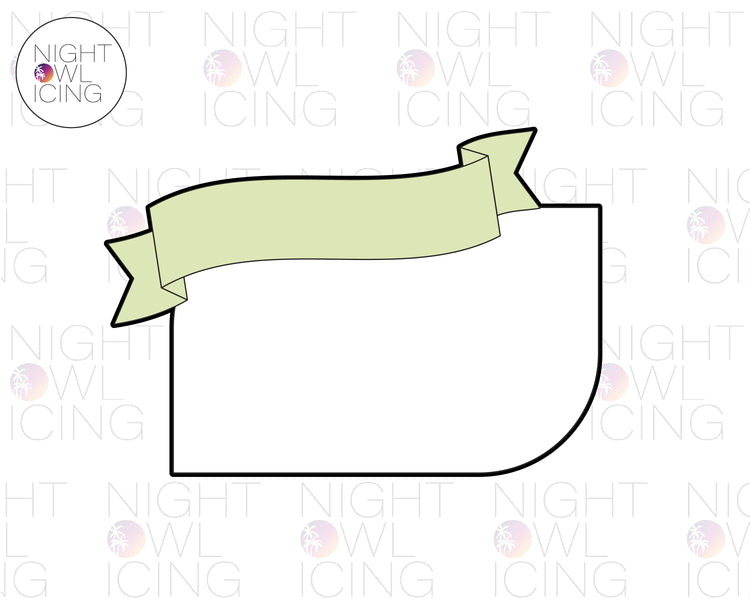 Announcement Rectangle Cookie Cutter