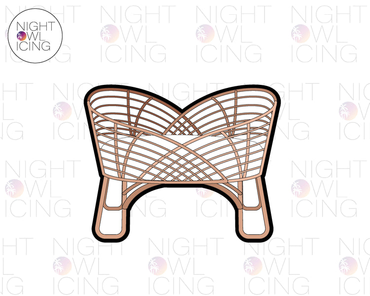 Boho Baby Crib Cookie Cutter