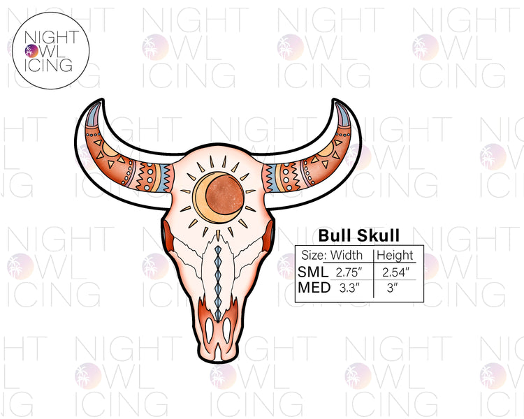 Bull Skull Cookie Cutter