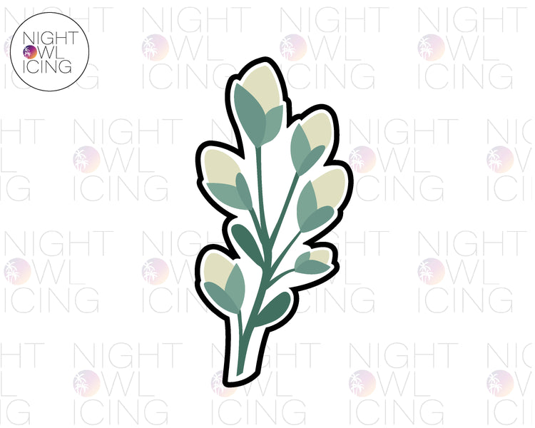 Floral Sprig 1 Cookie Cutter