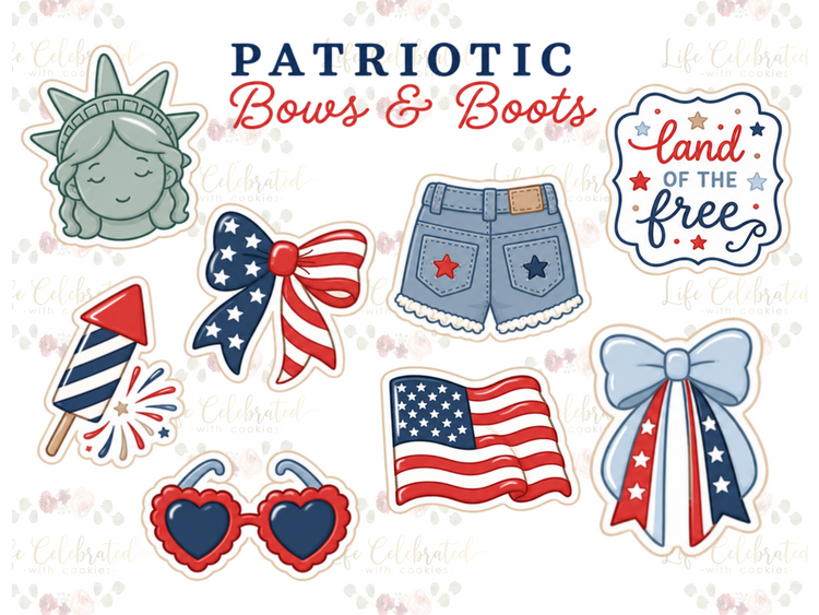 Patriotic Cookie Cutter Set