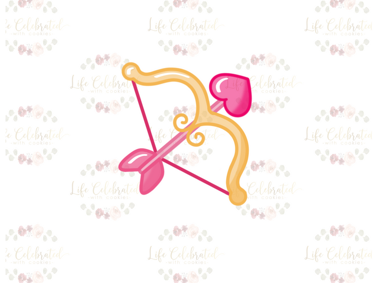 Bow and Arrow Cookie Cutter (STL FILE)
