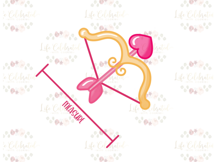 Bow and Arrow Cookie Cutter (STL FILE)