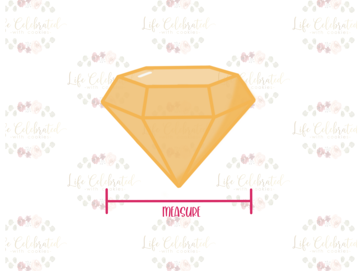 Diamond Gem Cookie Cutter