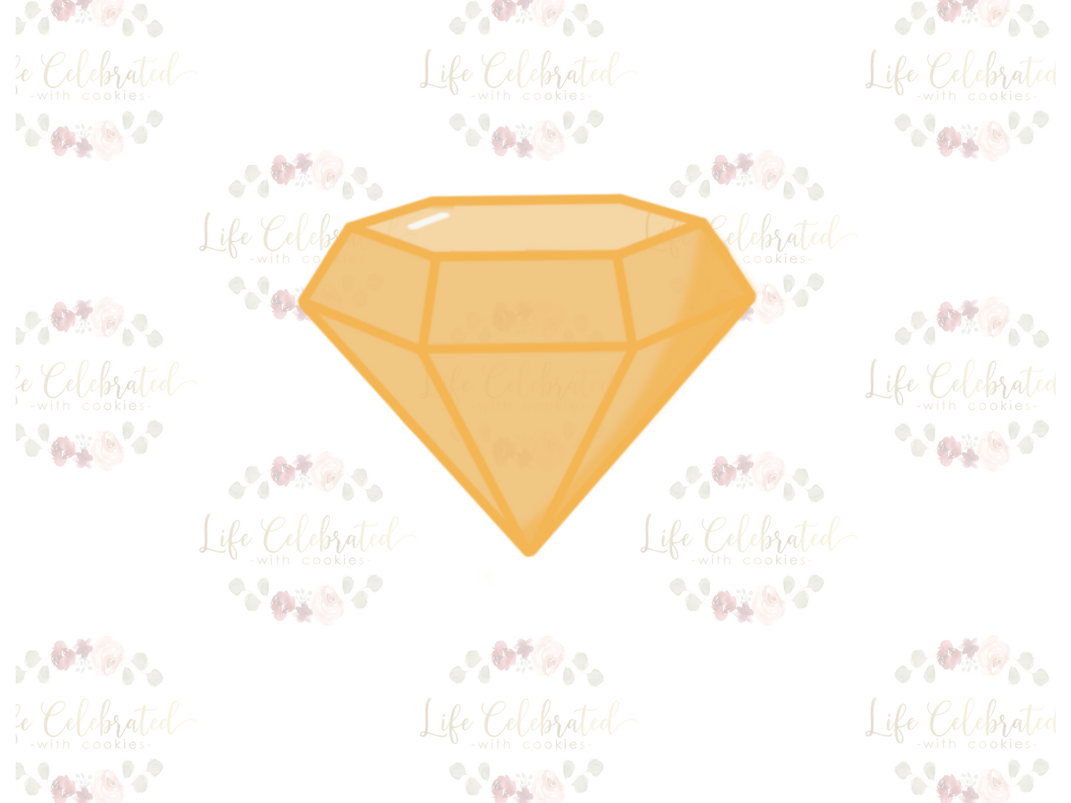 Diamond Gem Cookie Cutter