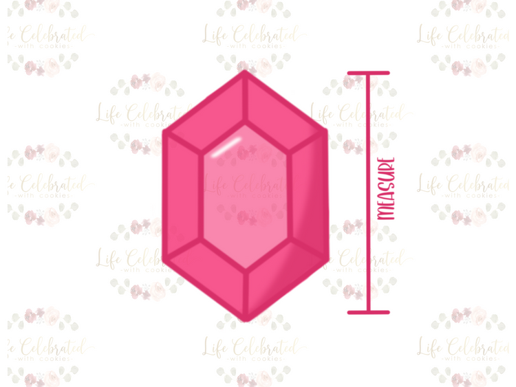 Gem Cookie Cutter (STL FILE)
