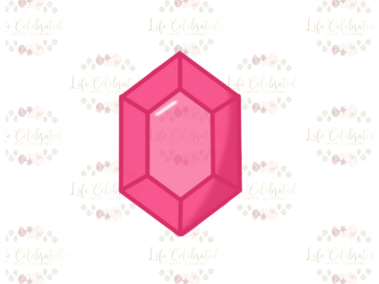 Gem Cookie Cutter (STL FILE)
