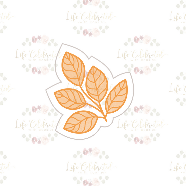 Chestnut Leaf Cookie Cutter