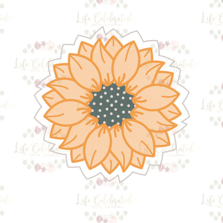 Sunflower Cookie Cutter