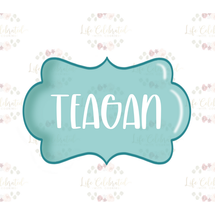 Teagan Plaque Cookie Cutter