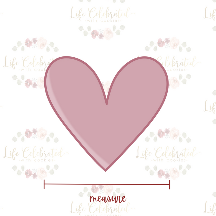 Heart Plaque #2 Cookie Cutter