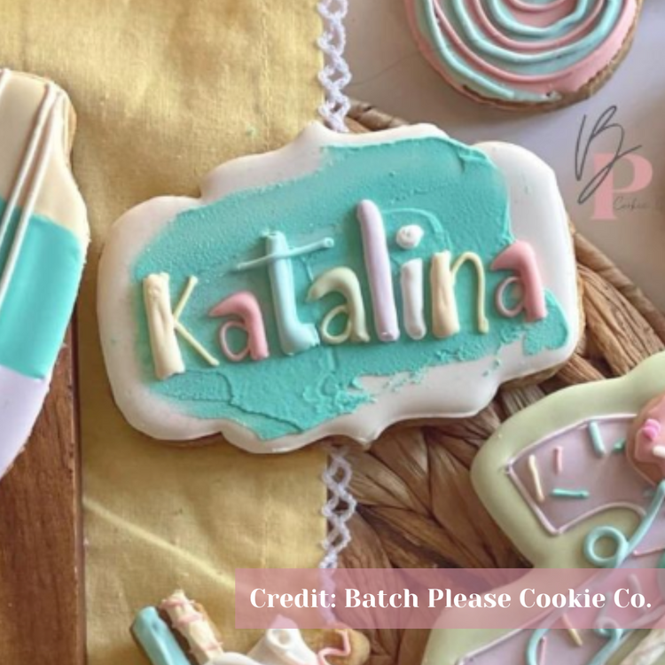 Courtney Plaque Cookie Cutter