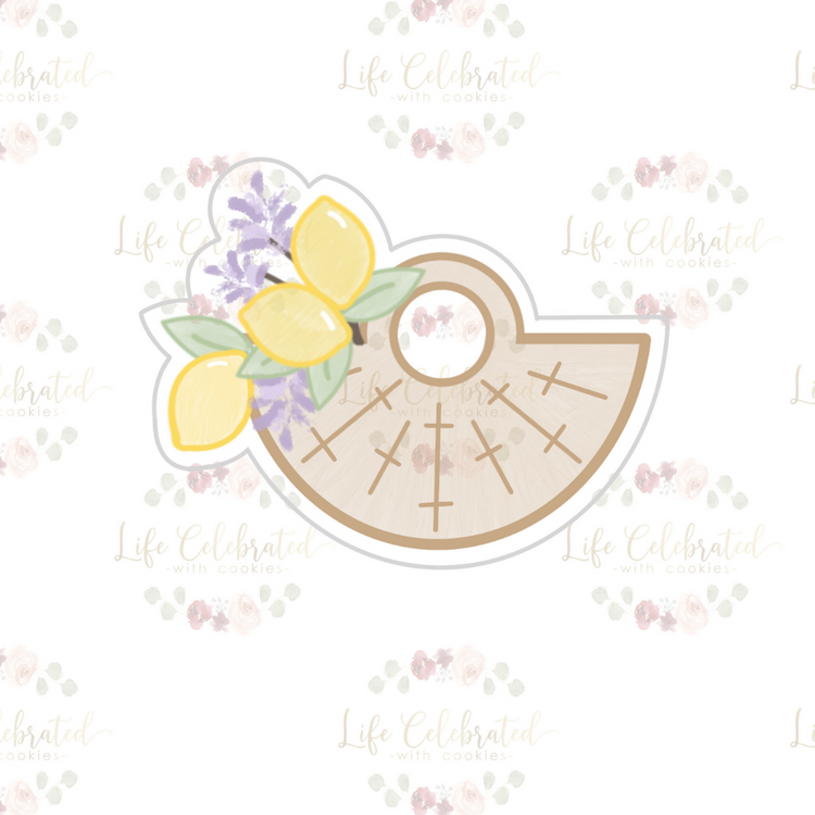 Sippin' on Summer Bag with Lemons Cookie Cutter - Batch Please Cookie Co. COLLAB