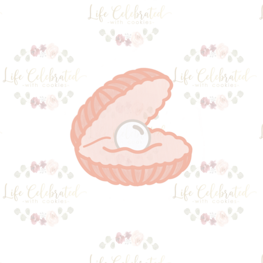 Clam Shell Seashell Cookie Cutter
