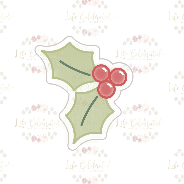 Holly Berry Cookie Cutter