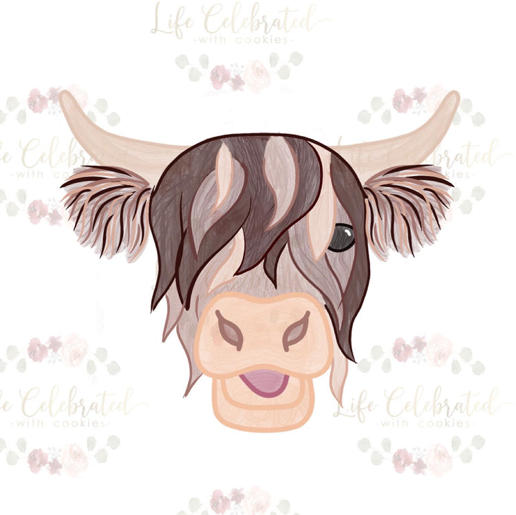 Highland Cow Cookie Cutter