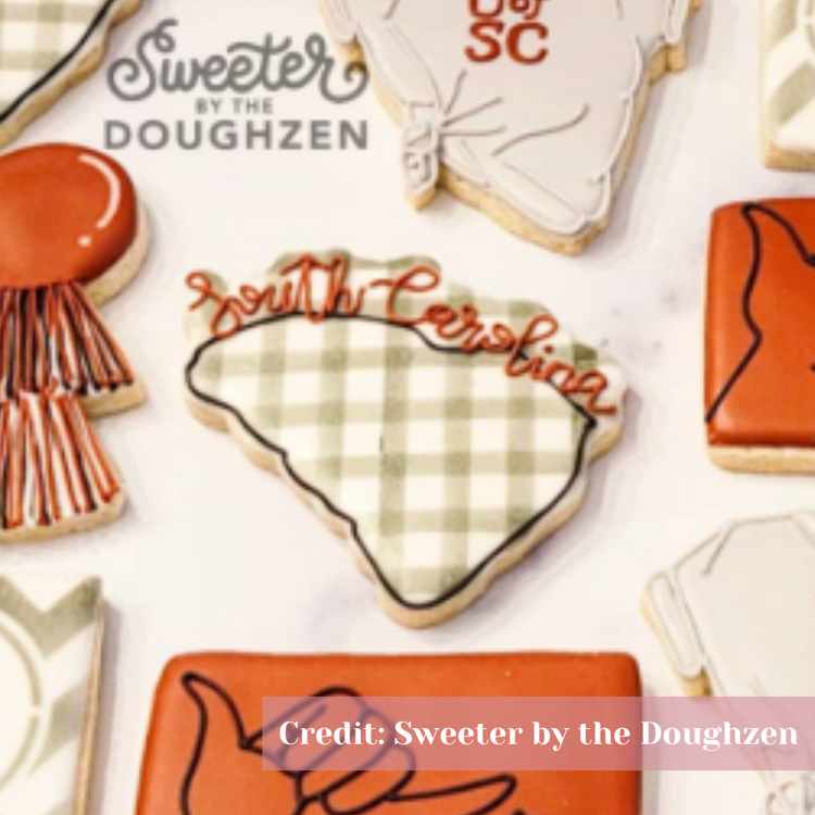 Oregon Pennsylvania Rhode Island South Carolina South Dakota Tennessee Texas Utah Vermont State with Cursive Name Cookie Cutter