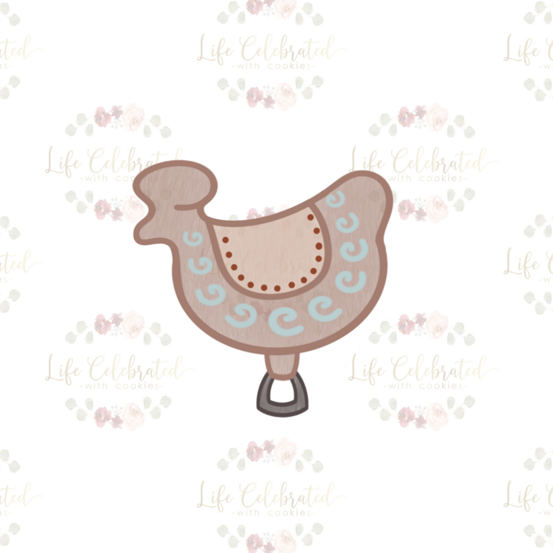 Horse Saddle Cookie Cutter