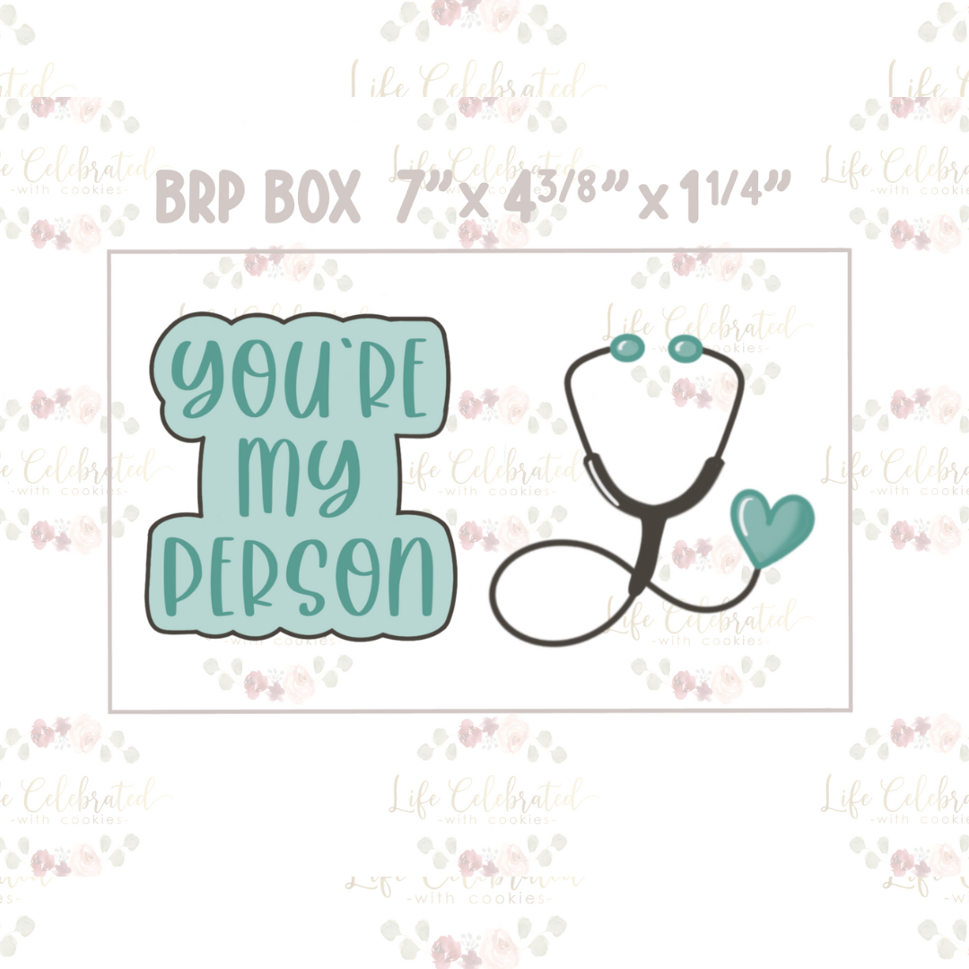You re My Person Grey s Anatomy Cookie Cutter Set