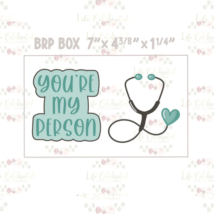 You're My Person (Grey's Anatomy) Cookie Cutter Set