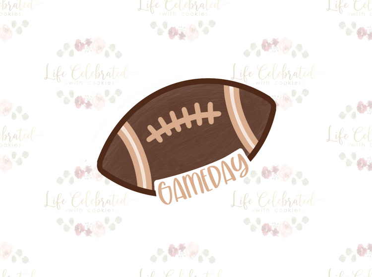Football Cookie Cutter