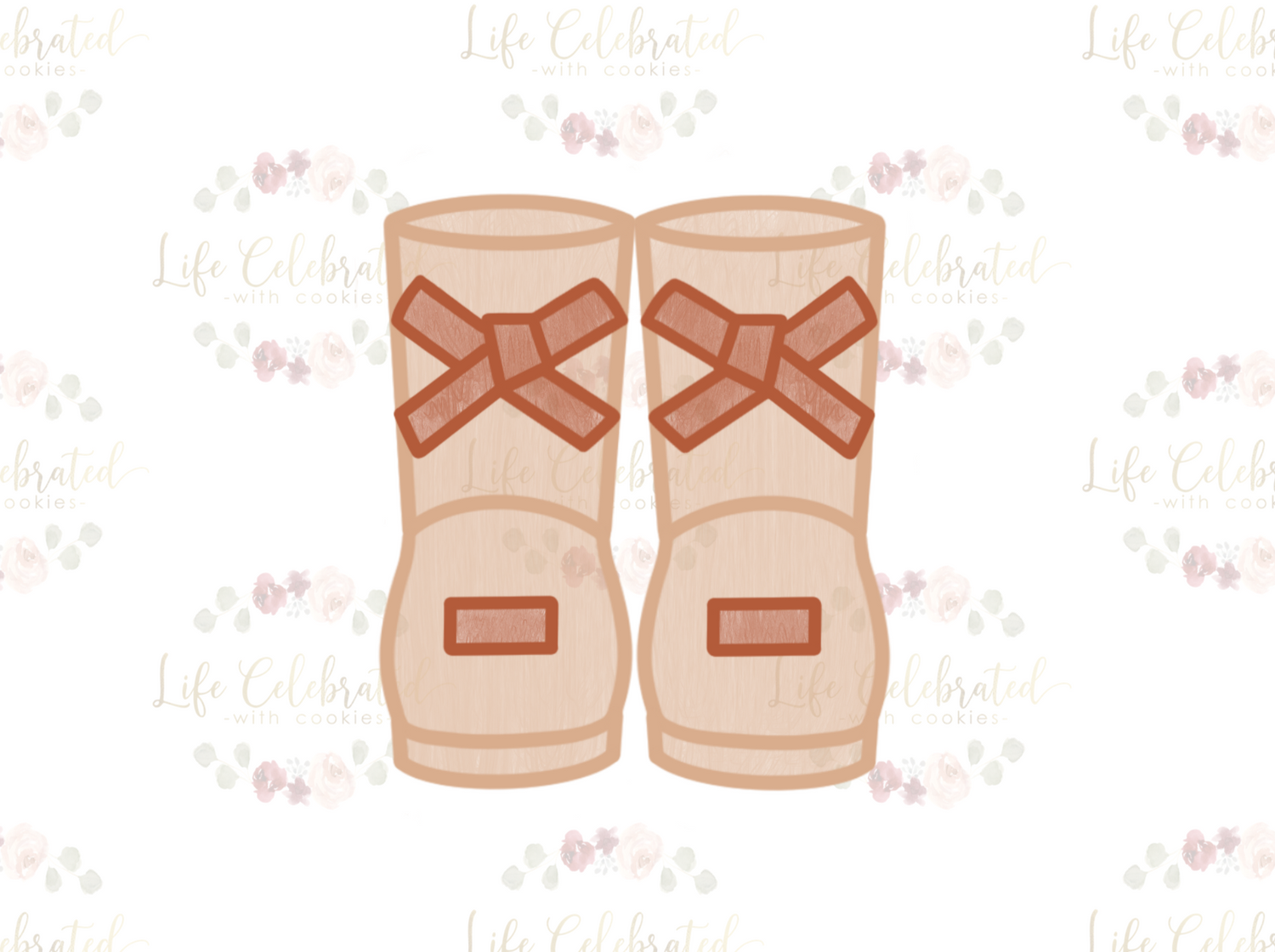 Fur Boots Cookie Cutter