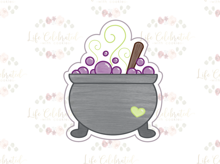 Witch Cauldron Cookie Cutter