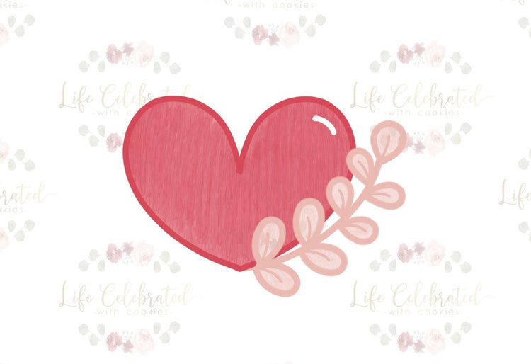 Floral Heart Cookie Cutter