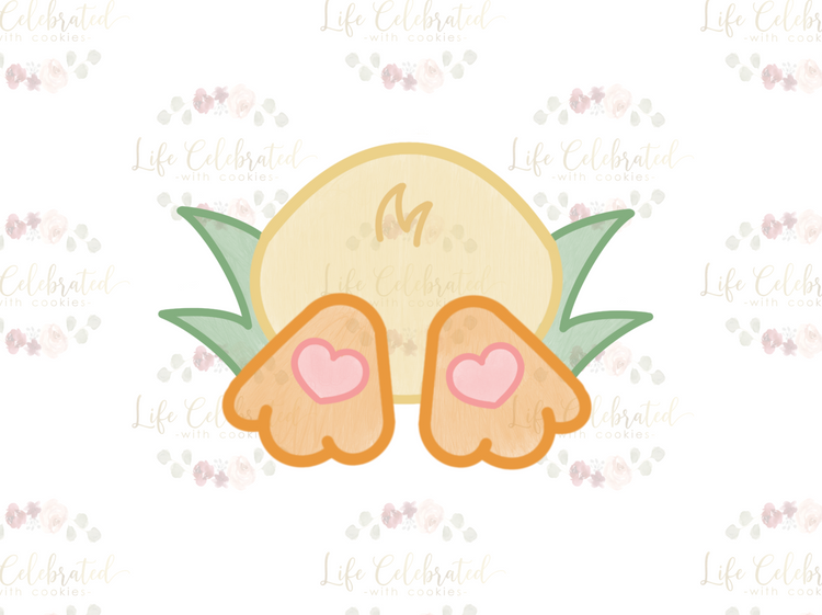 Easter Cute Chick Bum Cookie Cutter