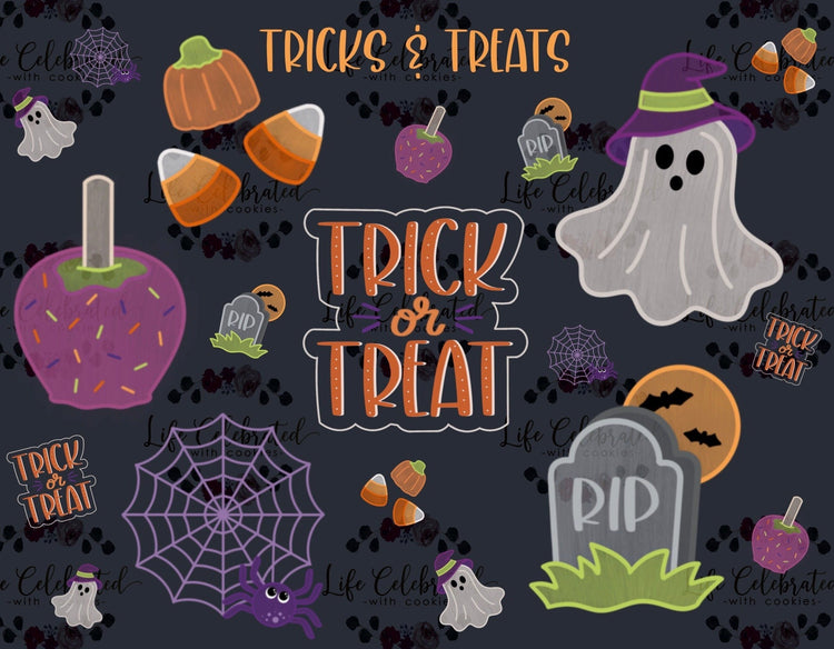 Trick or Treat Plaque Cookie Cutter