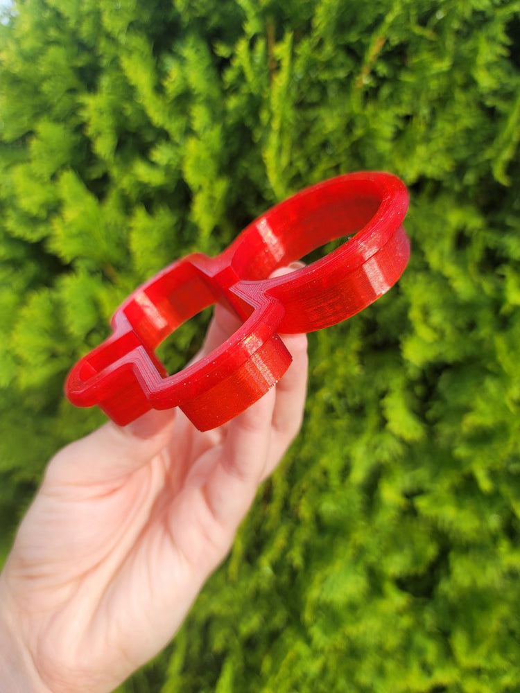 Limited Edition: RED GLITTER Candy Cane Lane Cookie Cutter Set (3)