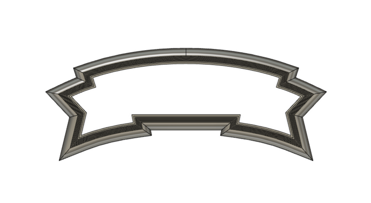 Banner Style 2 Cookie Cutter
