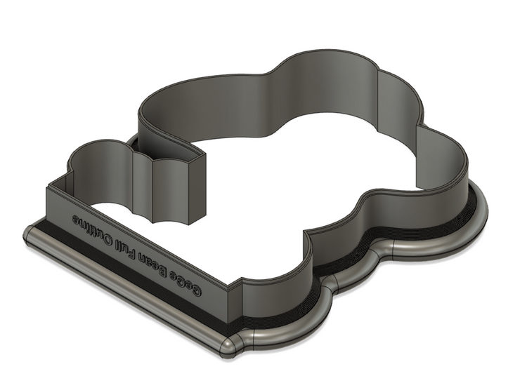 Custom Cutter & Stamp Set - GeGe Bean Sweets & Treats