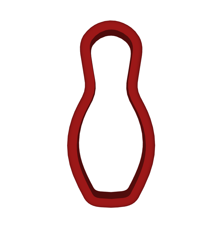 Bowling Pin Cookie Cutter