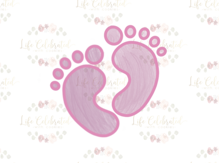 Baby Footprints Cookie Cutter