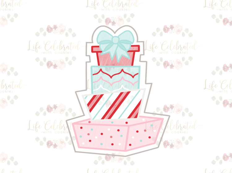 Stack of Presents Cookie Cutter