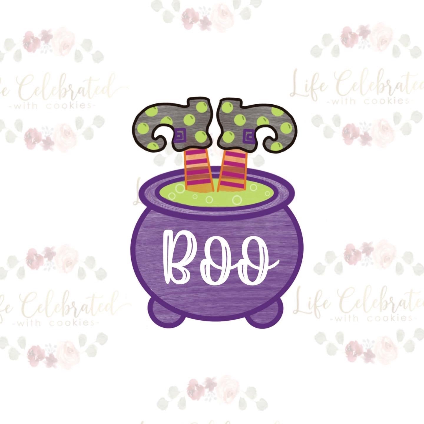Witch's Brew Cauldron Cookie Cutter
