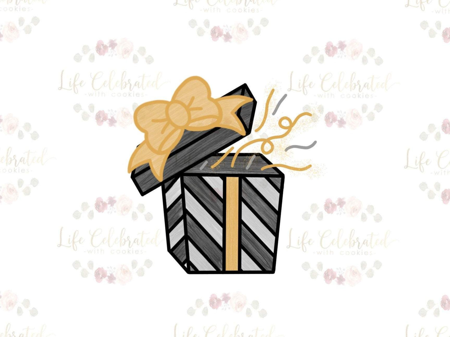 Gift Present Box Cookie Cutter