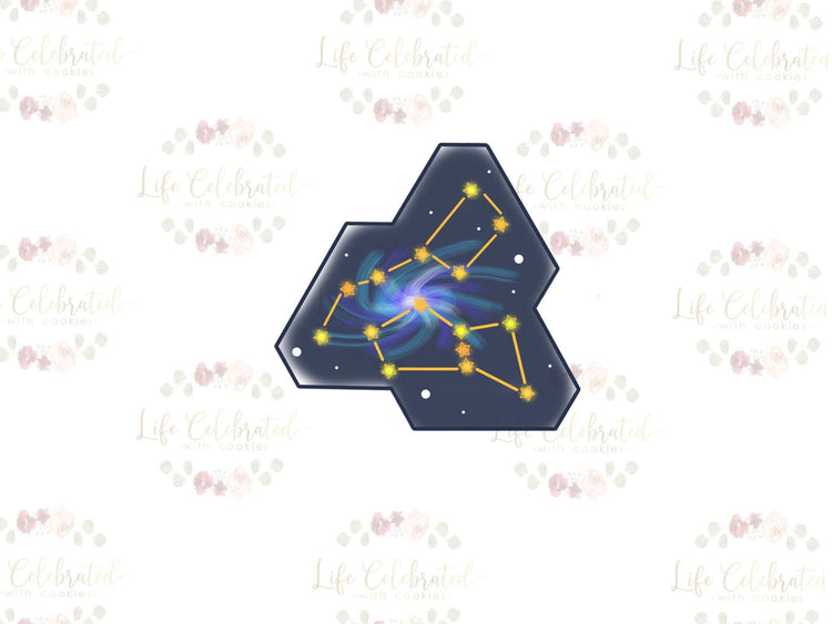 Galaxy Constellations Plaque Cookie Cutter